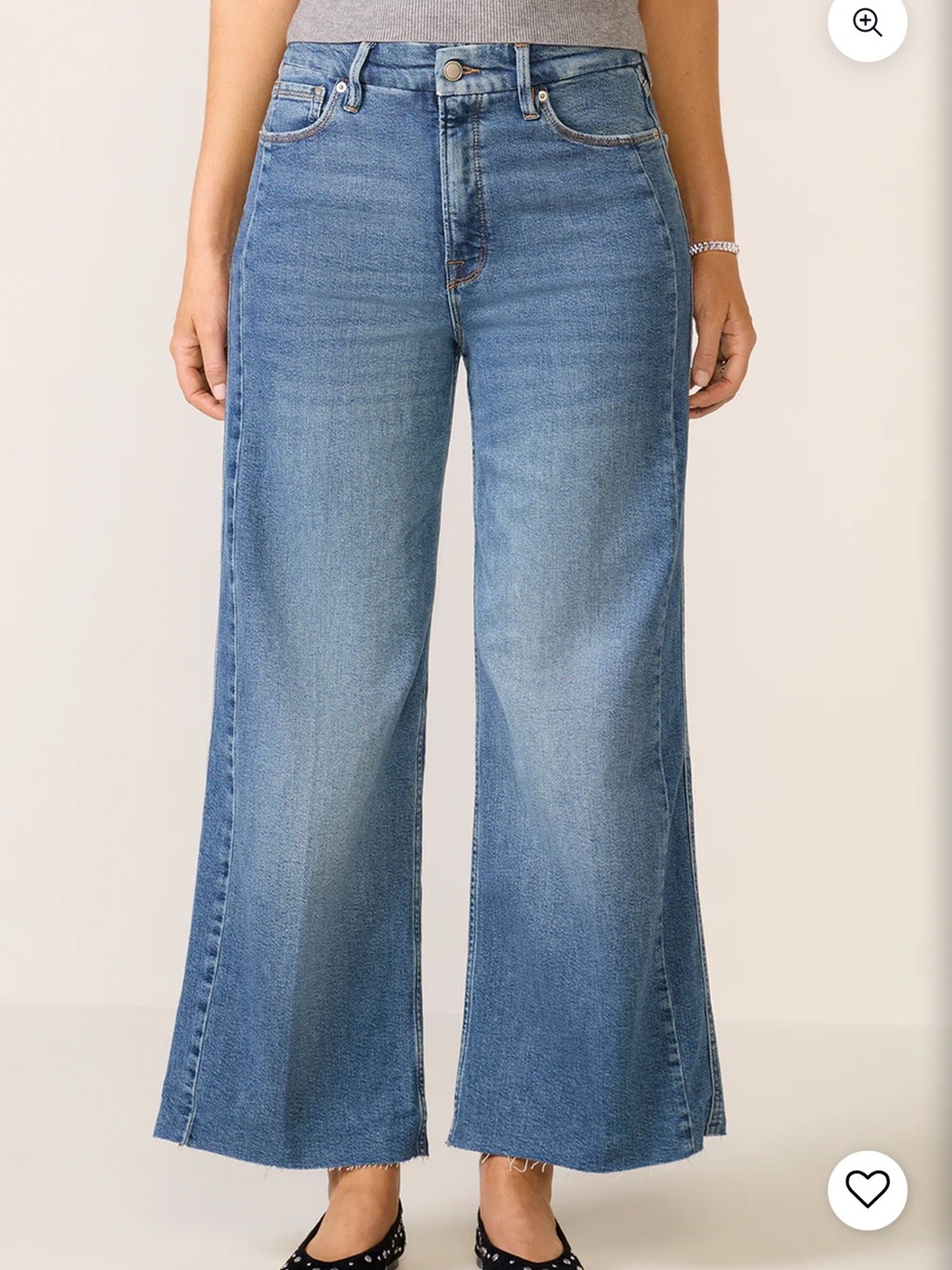 Good Skate Crop Wide Leg Jean